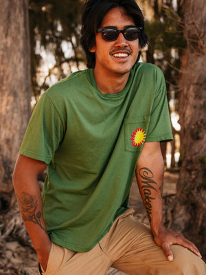 Image of Volta Tee in True Green