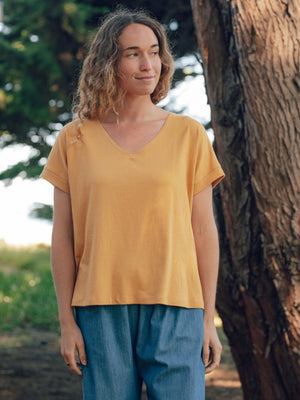 Image of Everyday V-Neck Tee in Sun Shine