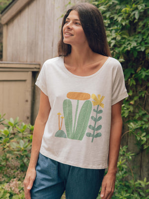 Image of Hemp Bud System Tee in Natural