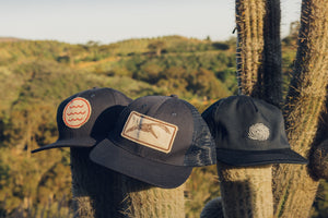 Image of Wave Patch Hat in Navy