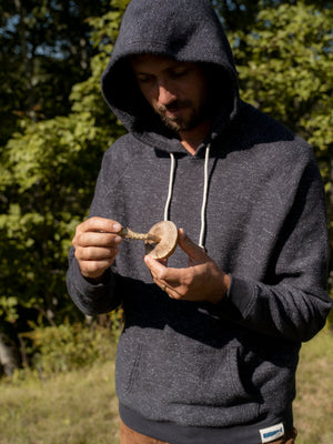 Image of Whale Patch Pullover in Faded Navy