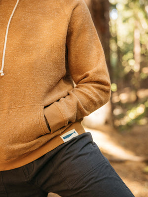 Image of Whale Patch Pullover in Orange Earth