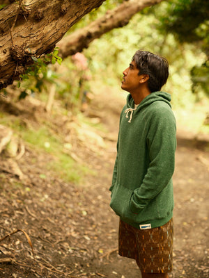 Image of Whale Patch Pullover in Rover Green