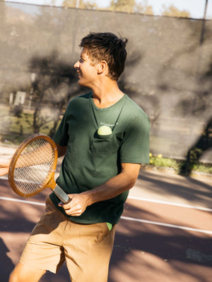 Image of Windjammer Tee in Rover Green