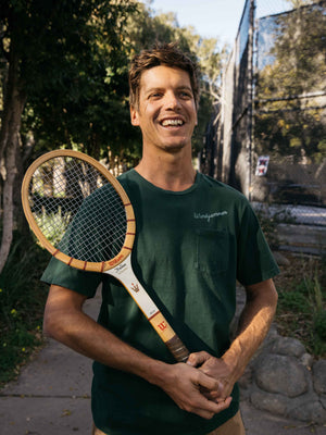 Image of Windjammer Tee in Rover Green