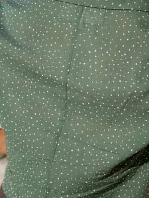 Image of Womens Aloha Shirt in Sequoia Seeing Dots