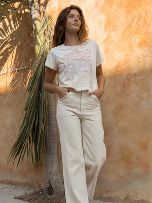 Image of Womens Shack Tee in Natural