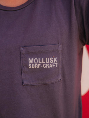 Image of Womens Surf Craft Tee in Faded Navy