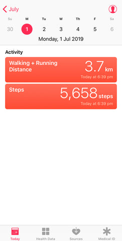 body be well- step count