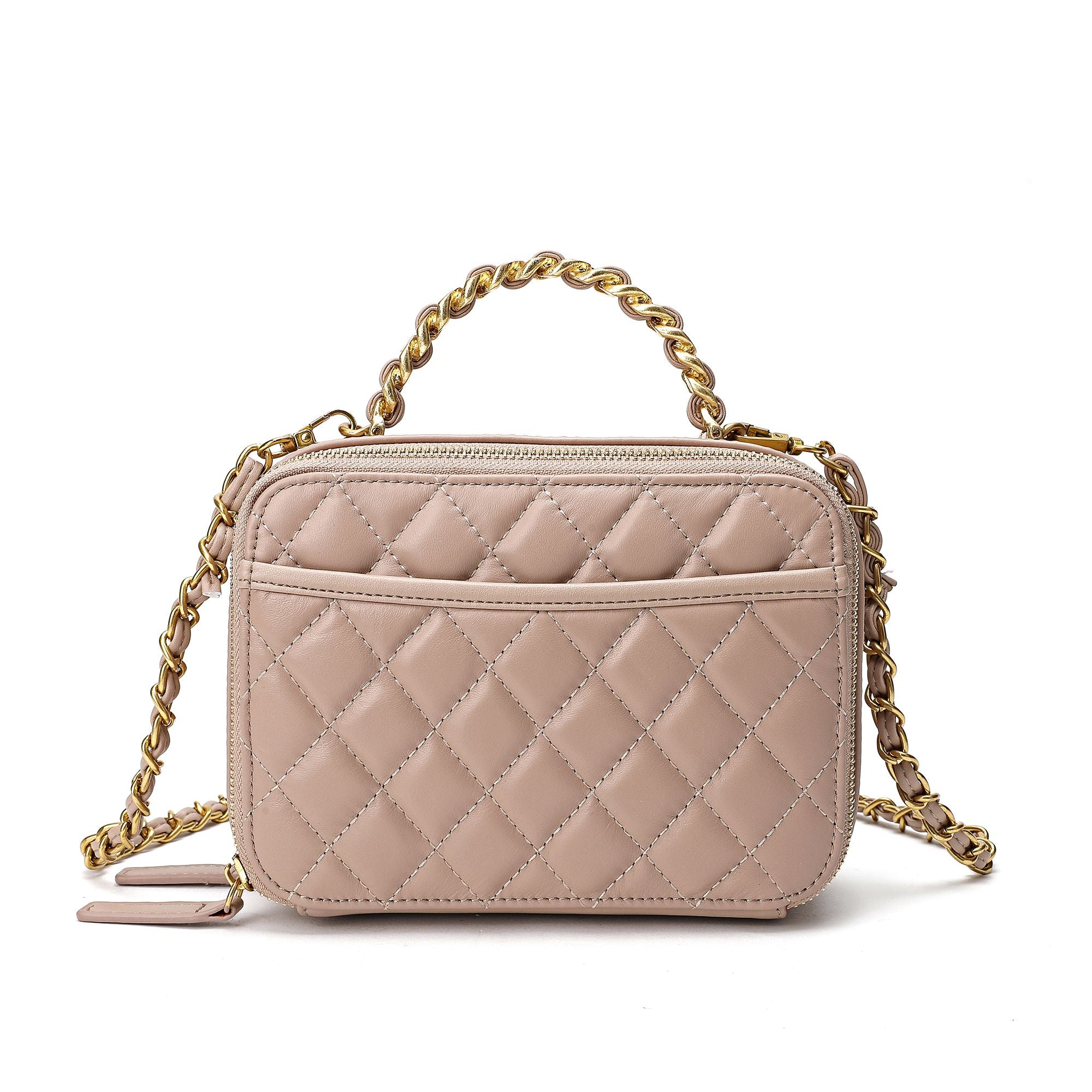Tiffany & Fred Quilted Sheepskin Leather Shoulder Bag – Tiffany & Fred ...