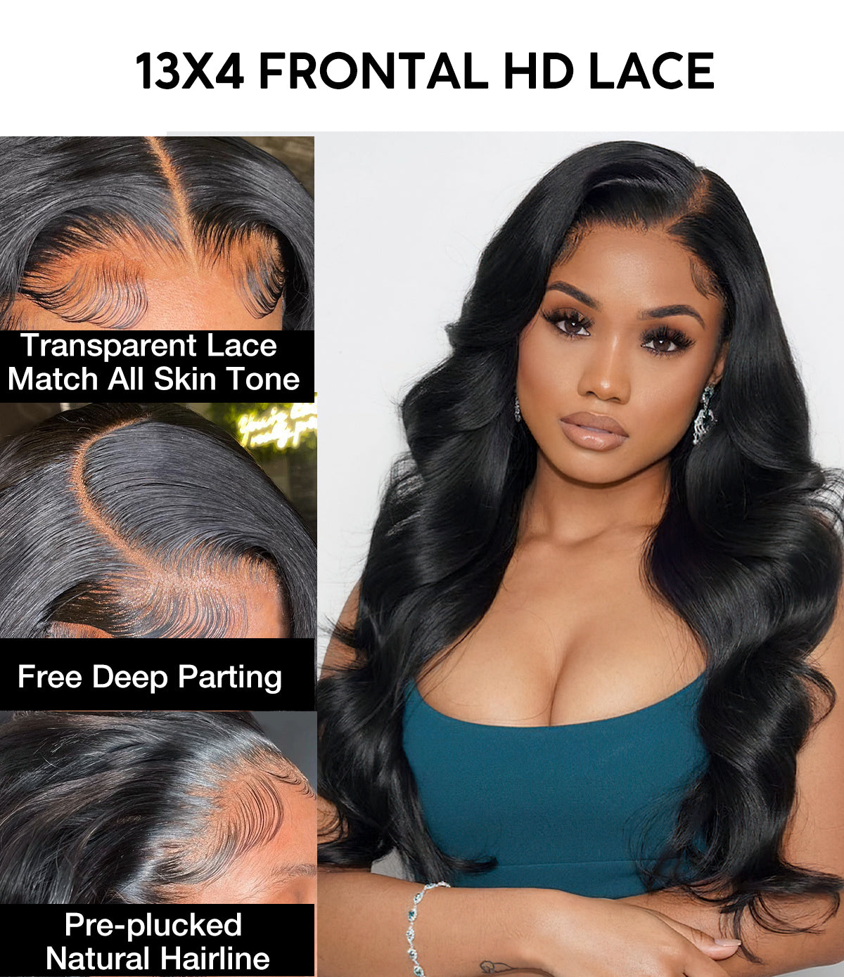 13x4 Frontal HD Lace