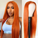 ginger color wigs lace closure wigs lace frontal wigs