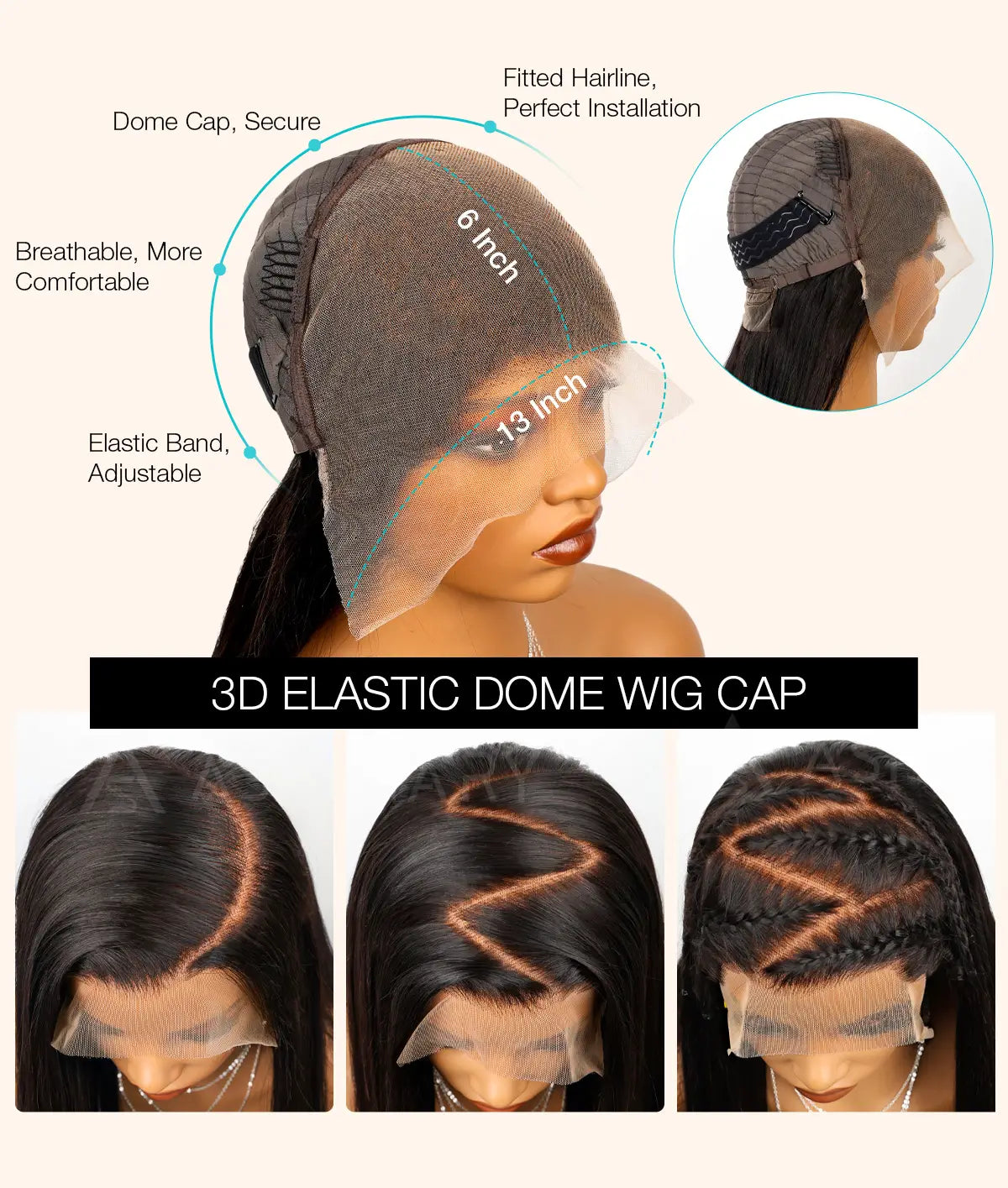 13x6 Full Invisible Hd Transparent Lace Front Wigs Body Wave Natural Black Ashimary Hair