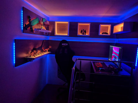 gaming room set up