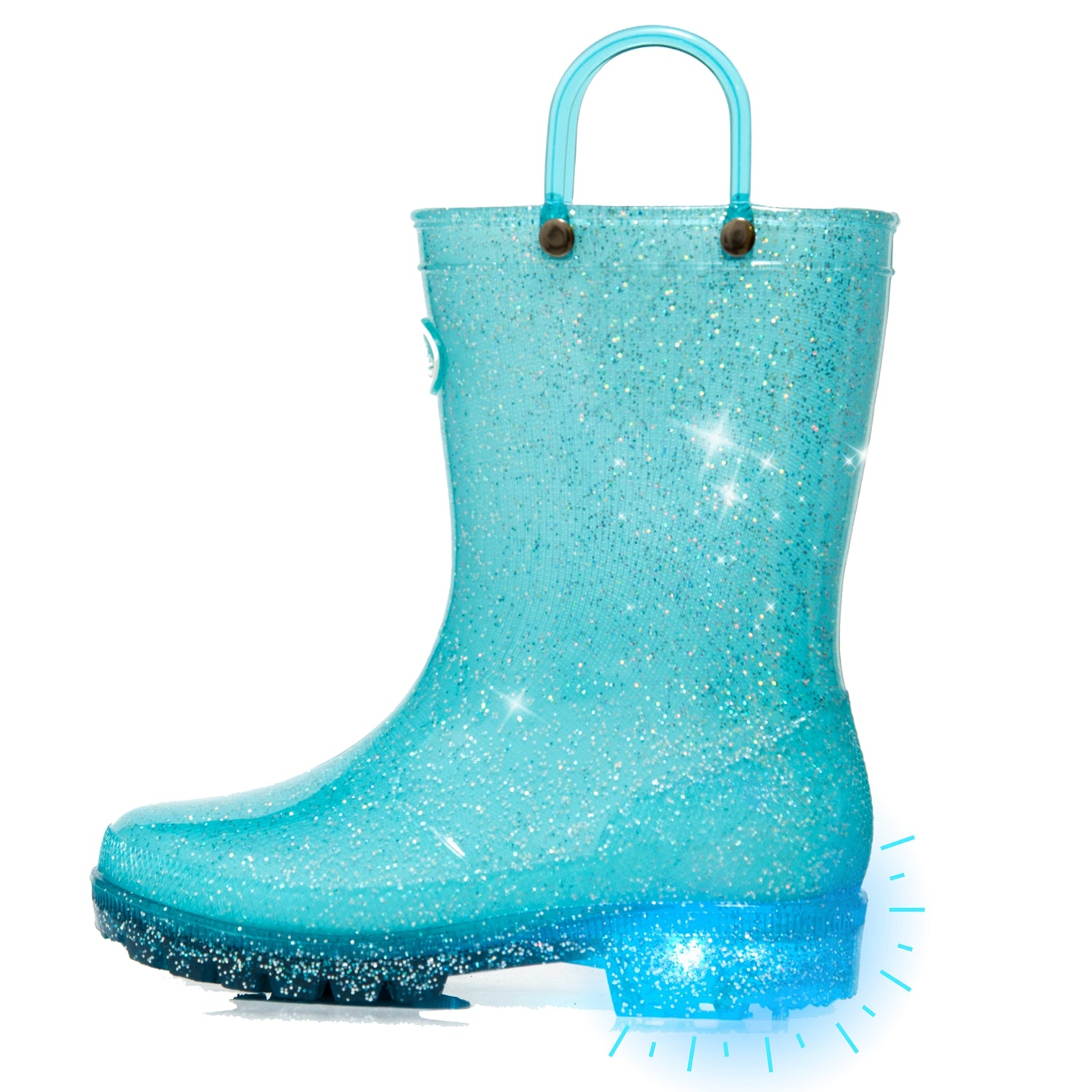 light up rain boots size 2