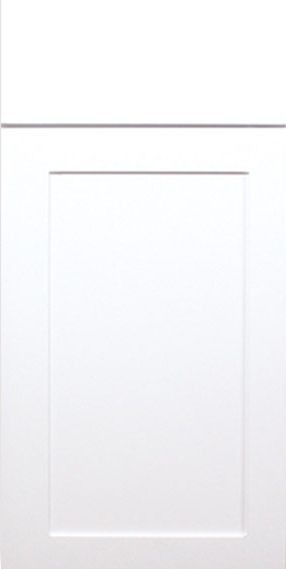 White Shaker | Tall Cabinet | 2 Door