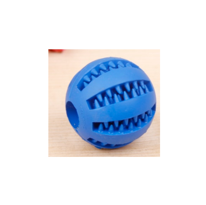 blue rubber ball