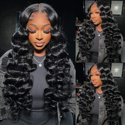 13x4_HD_Lace_Frontal_Loose_Deep_Wave_Wig_Pre_Plucked_Natural_Hairline_Glueless_Human_Hair_Wig
