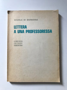 Scuola di Barbiana - Lettera a una professoressa
