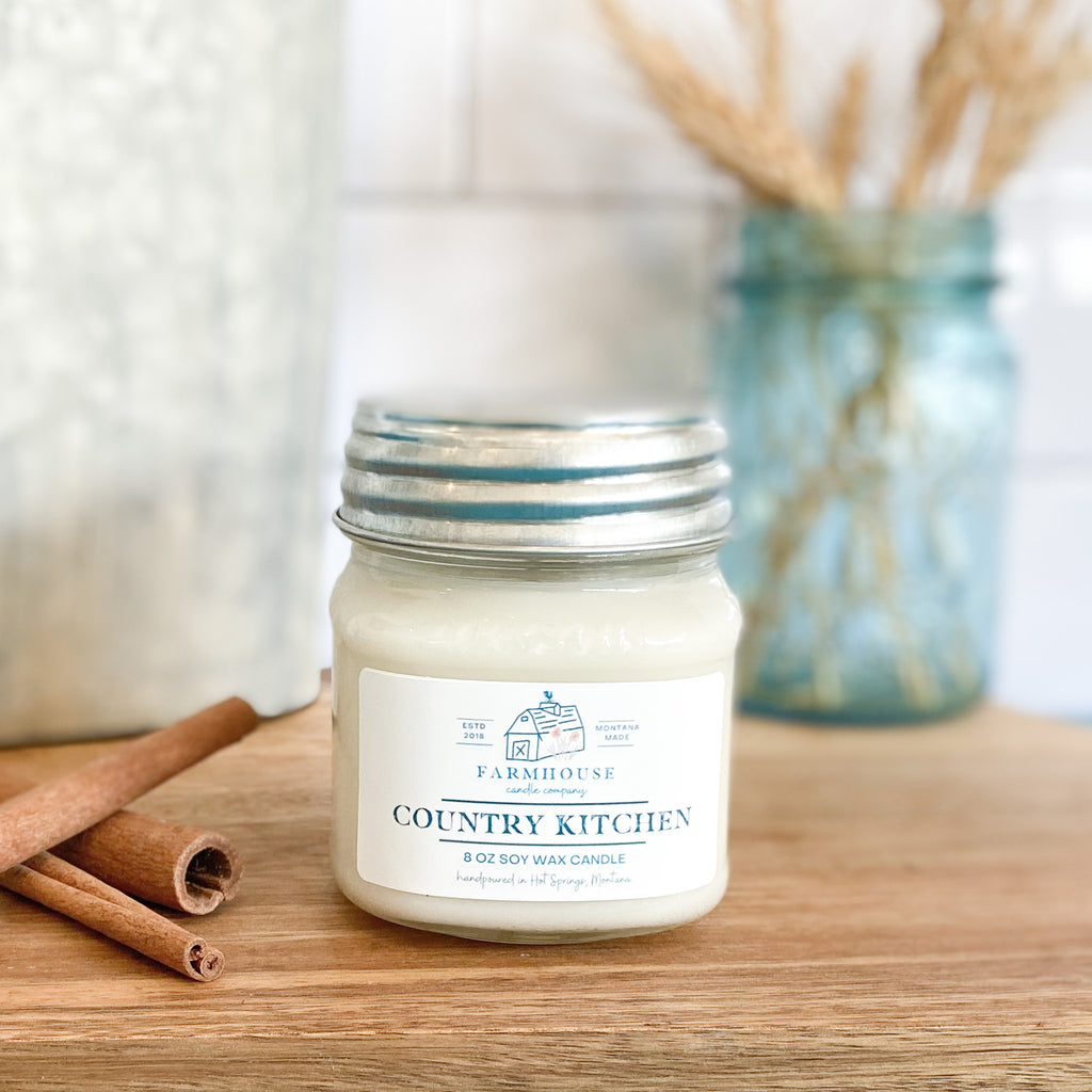 Milkhouse Candle Company, Autumn Orchard, Farmhouse Collection, Scented Soy  Candle, Mason Jar Candle,Farmhouse 13 oz Mason