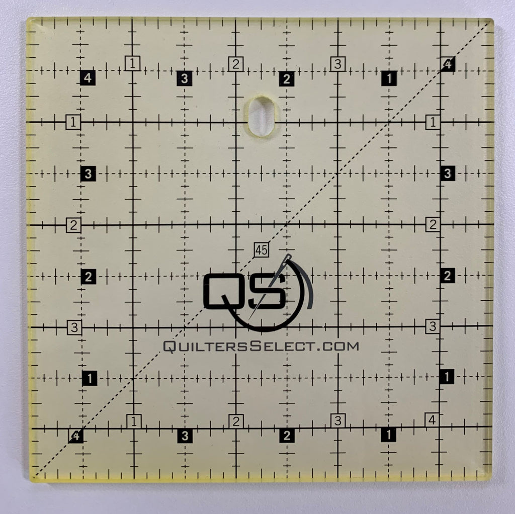 Cutting Ruler, QUILTER'S SELECT 2 1/2 x 12 ( Non-Slip Coating)