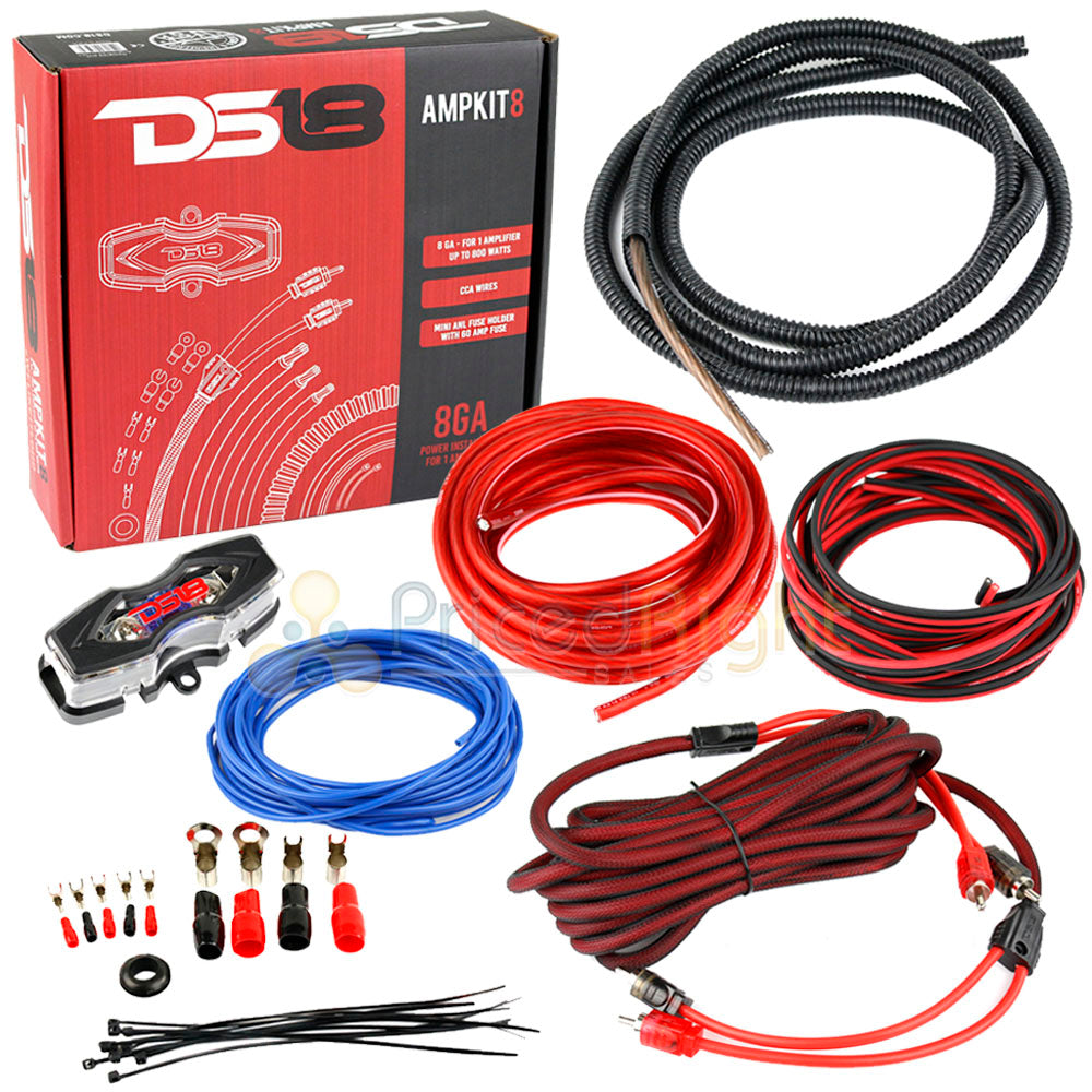 8 gauge amp wiring kit