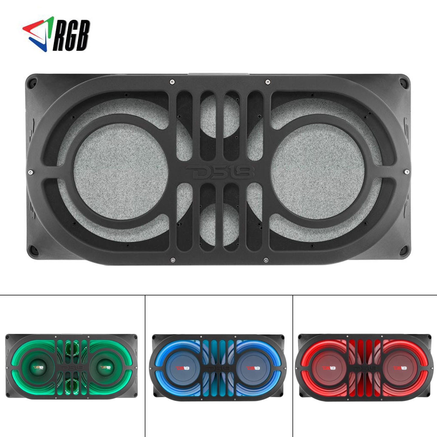 DS18 Jeep Wrangler JK JKU JL 2007-2019 Tailgate Speaker Enclosure RGB –  Pricedrightsales