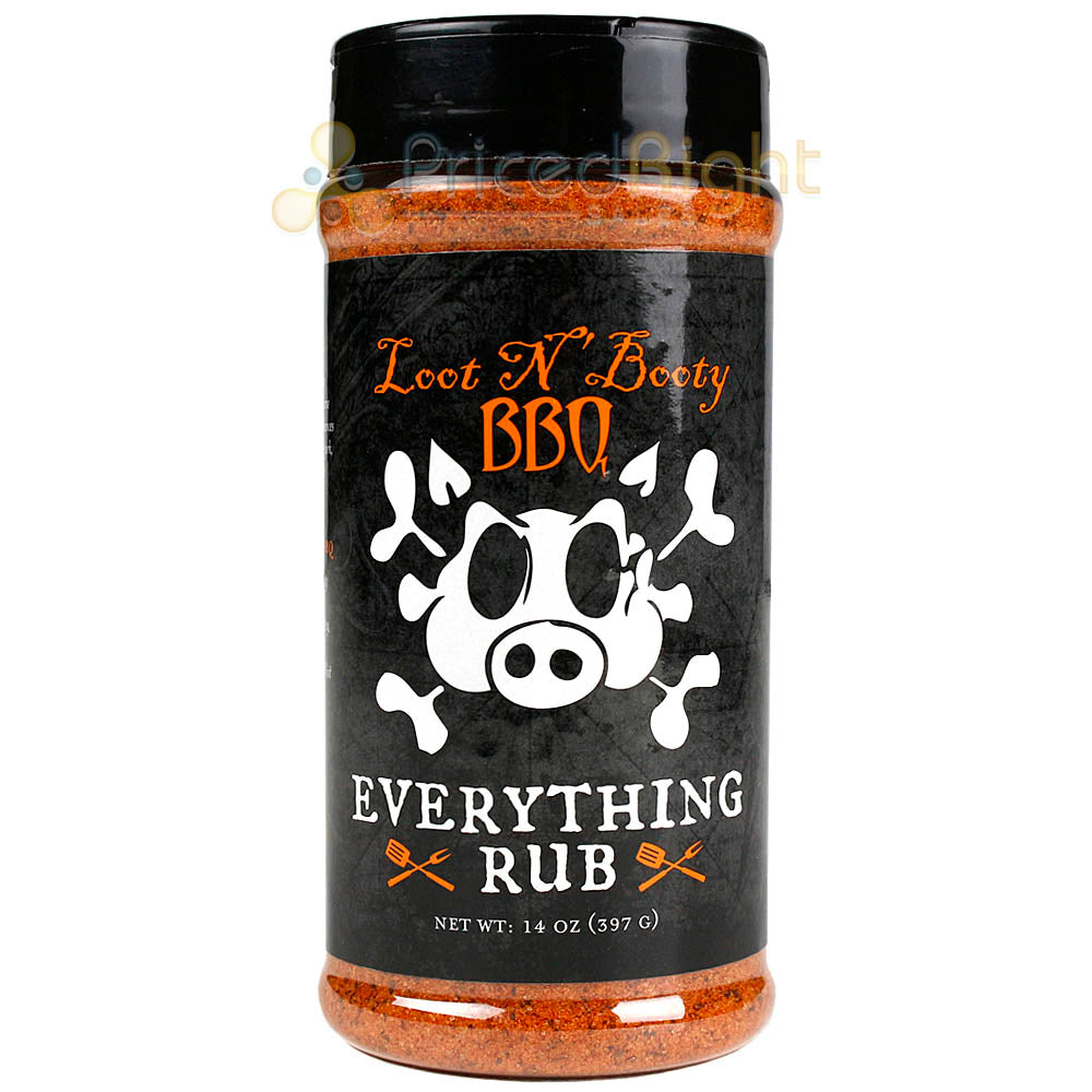Loot N Booty q Everything Dry Rub 14 Oz Bottle Competition Rated Se Pricedrightsales