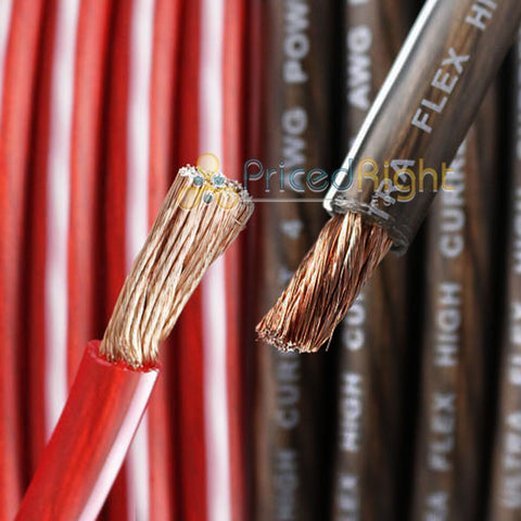 200' Super Flexible 8 Gauge Power & Ground Wire Cable 100' Red 100 ft –  Pricedrightsales