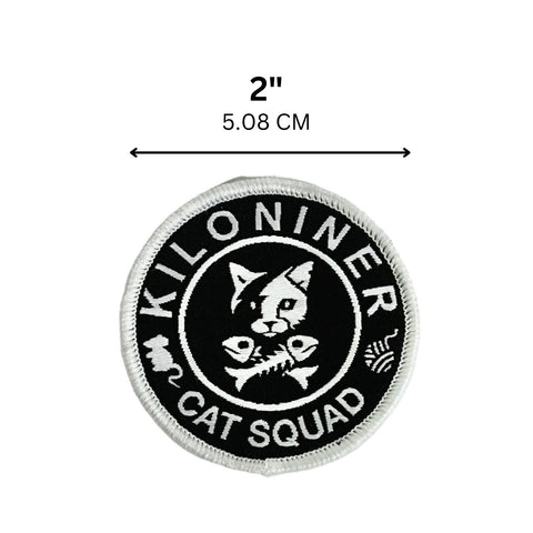  Tactical Patches with Velcro, with Reflective Fun Cat