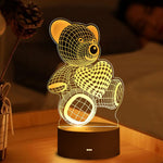 3D Lamp Acrylic USB LED Night Lights Neon Sign Lamp Decorations for Home