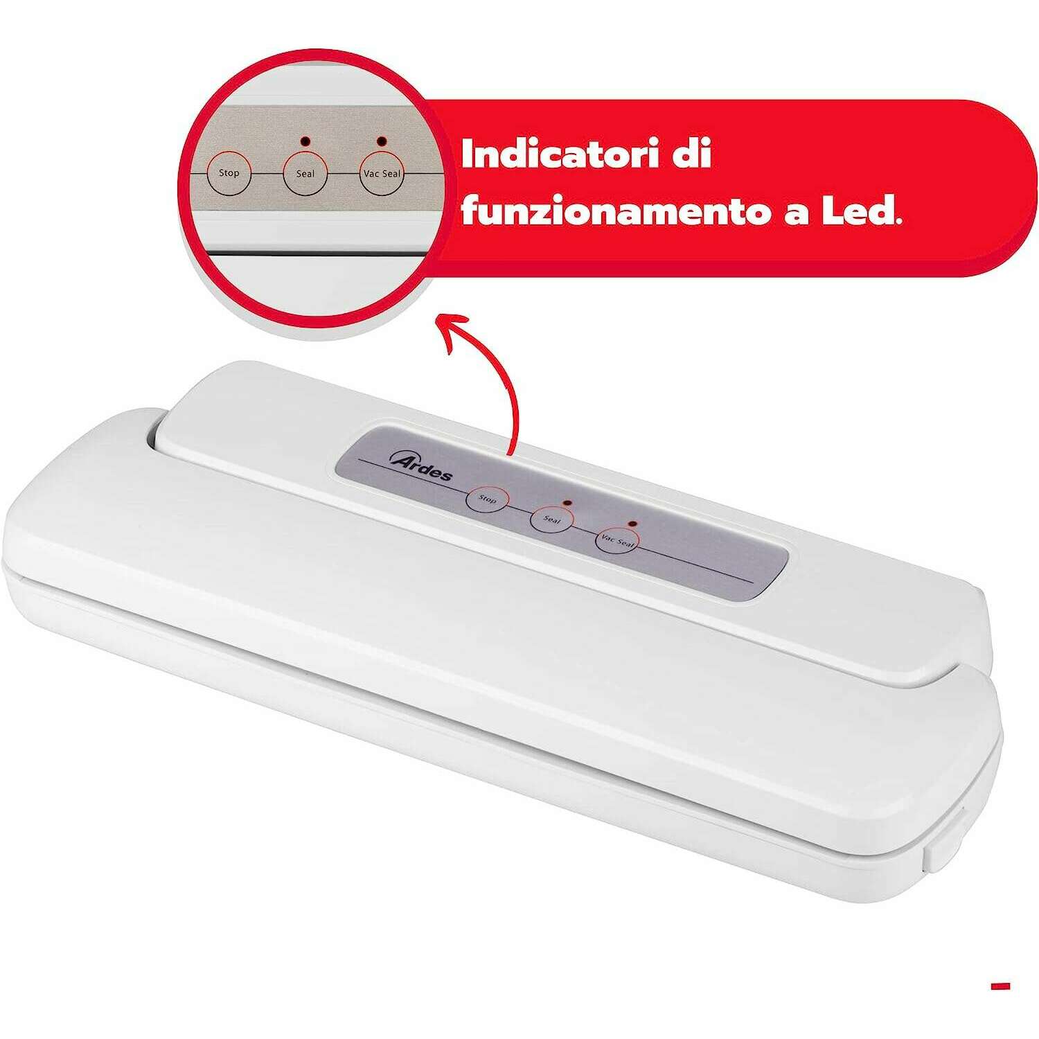Compact White Vacuum Sealer - Image 3