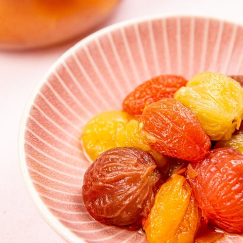 Proef Japan gepekelde tomaatjes umeboshi