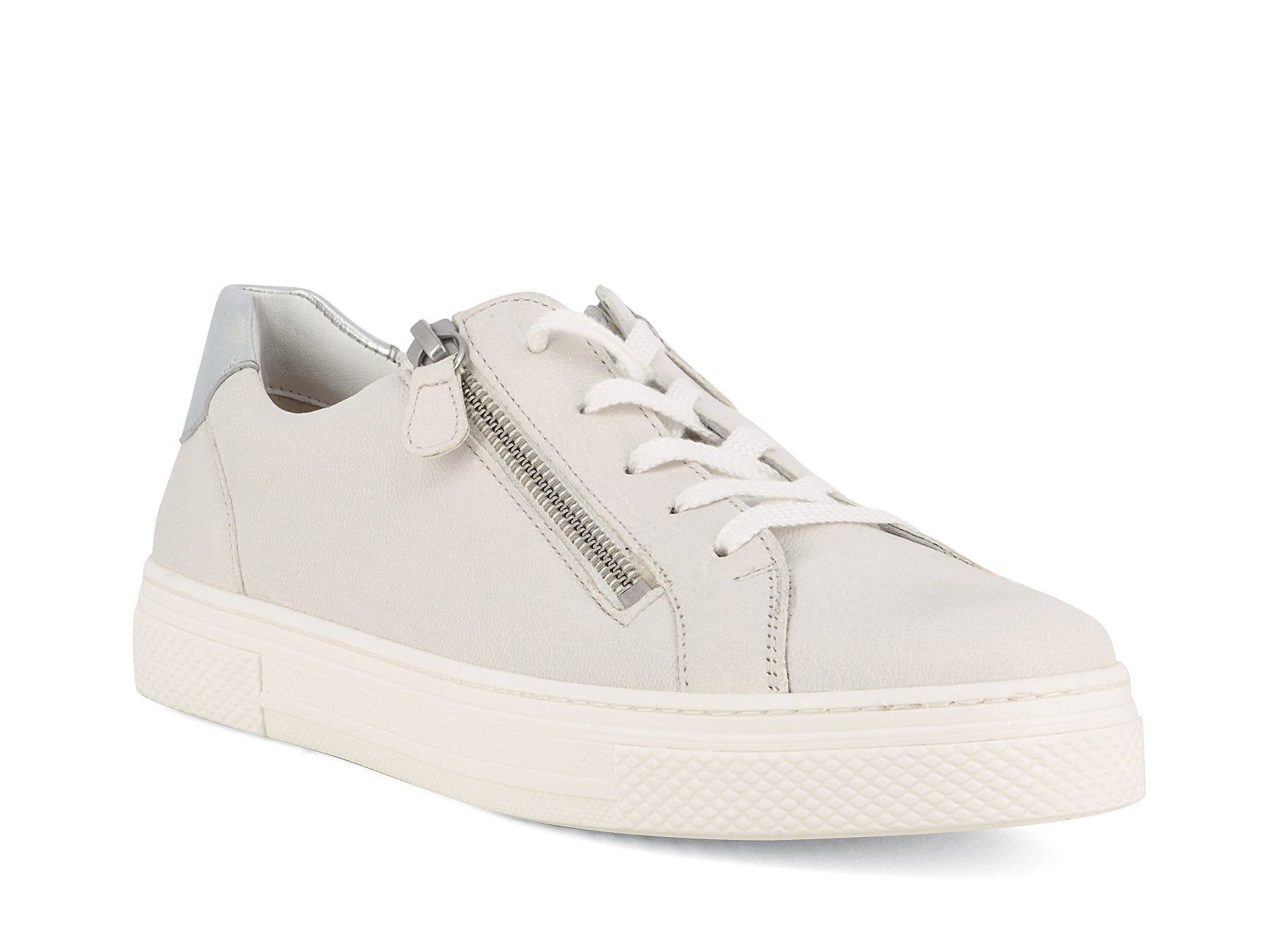 3-30 1230 WHITE~SILVER | Peter Sheppard Footwear