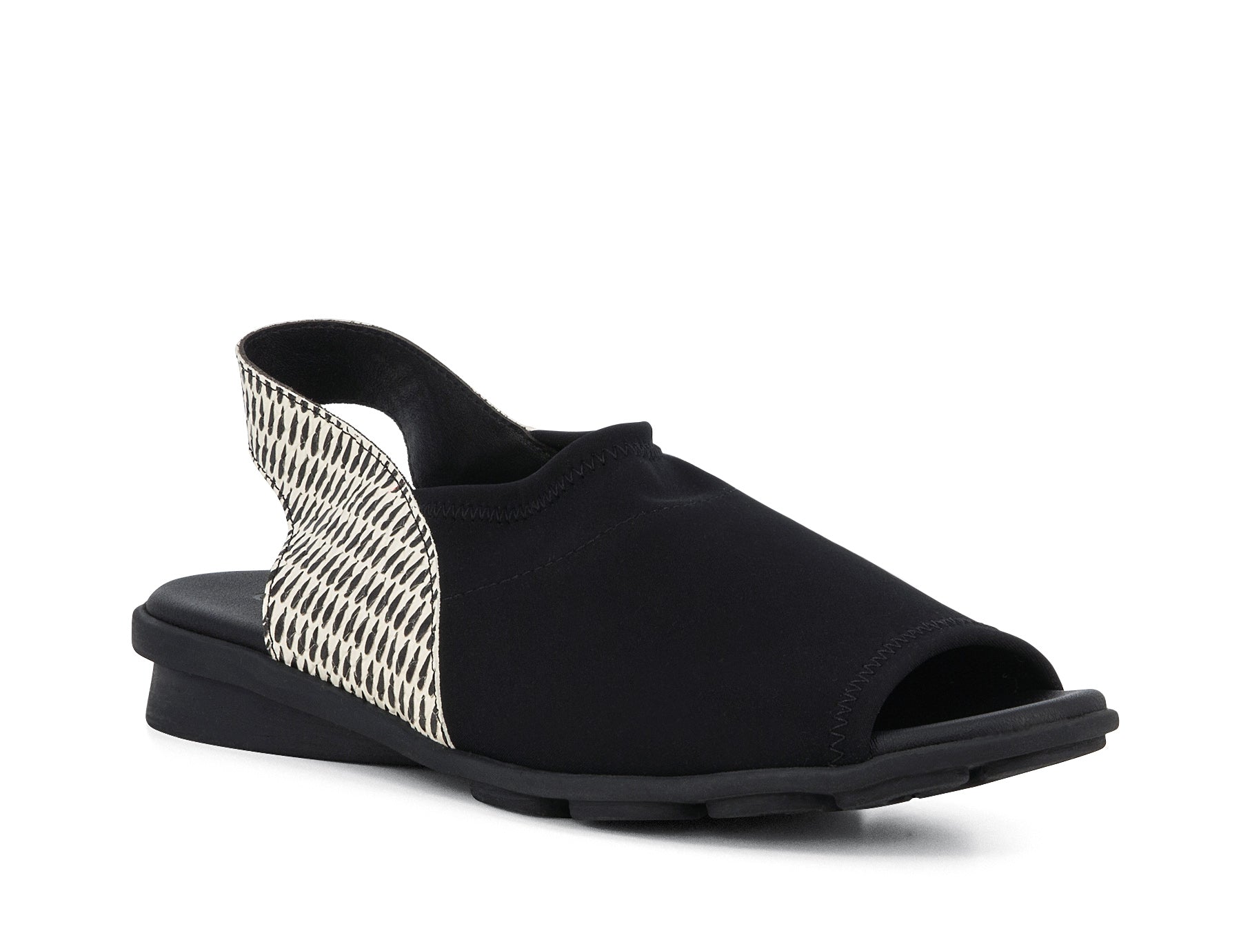 DAJAC BLACK WHITE Peter Sheppard Footwear