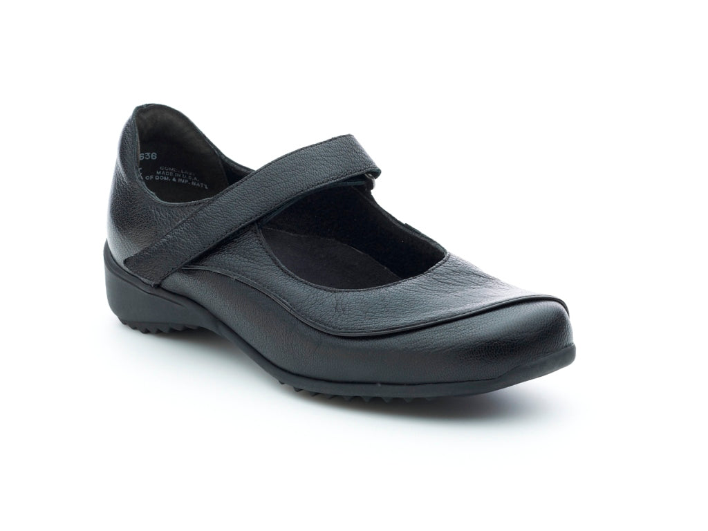 JOURNEY BLACK LEA | Peter Sheppard Footwear