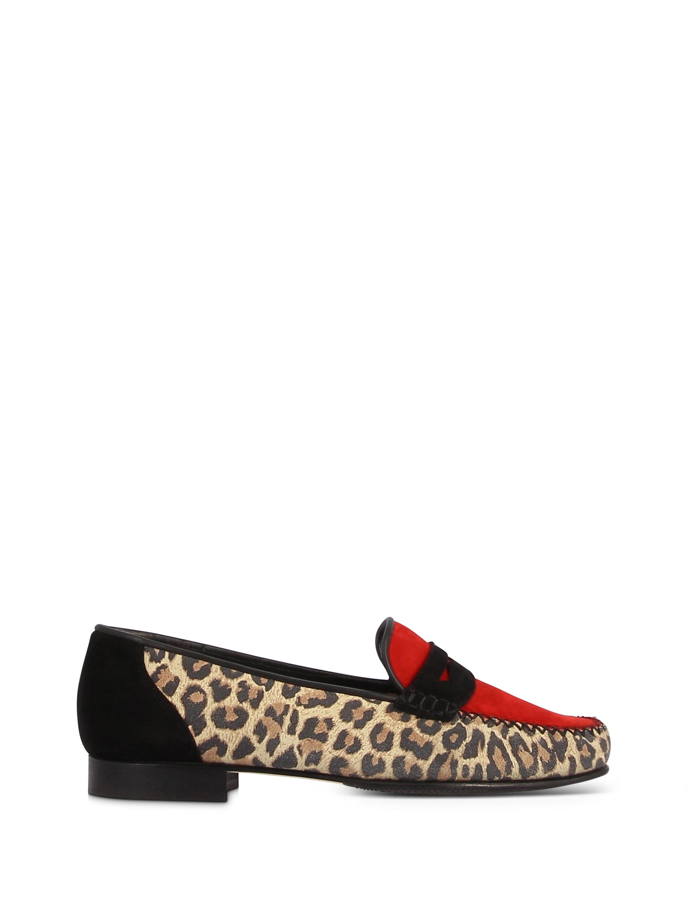 LORENZO LEOPARD~BLACK~RED