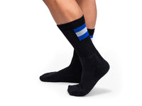 MEN'S TENNIS SOCK BLACK~INDIGO