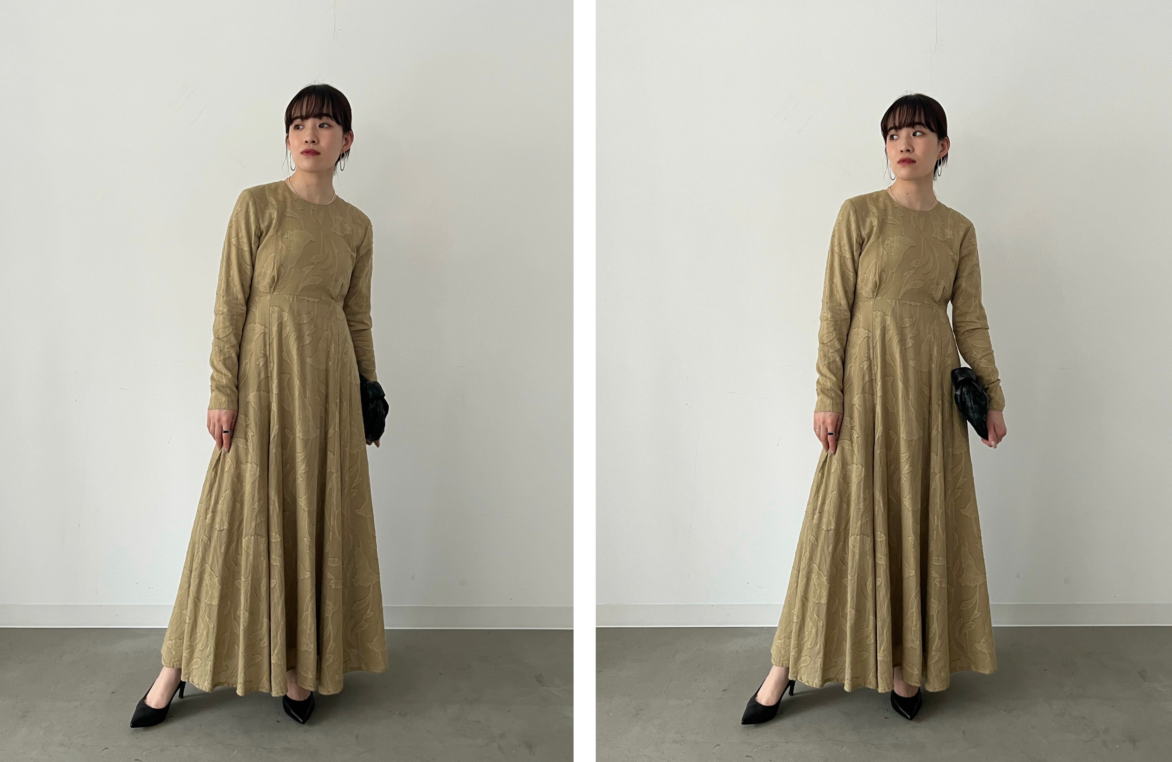 美品 louren slit sleeve jacquard dress 2022春の新作 sandorobotics.com