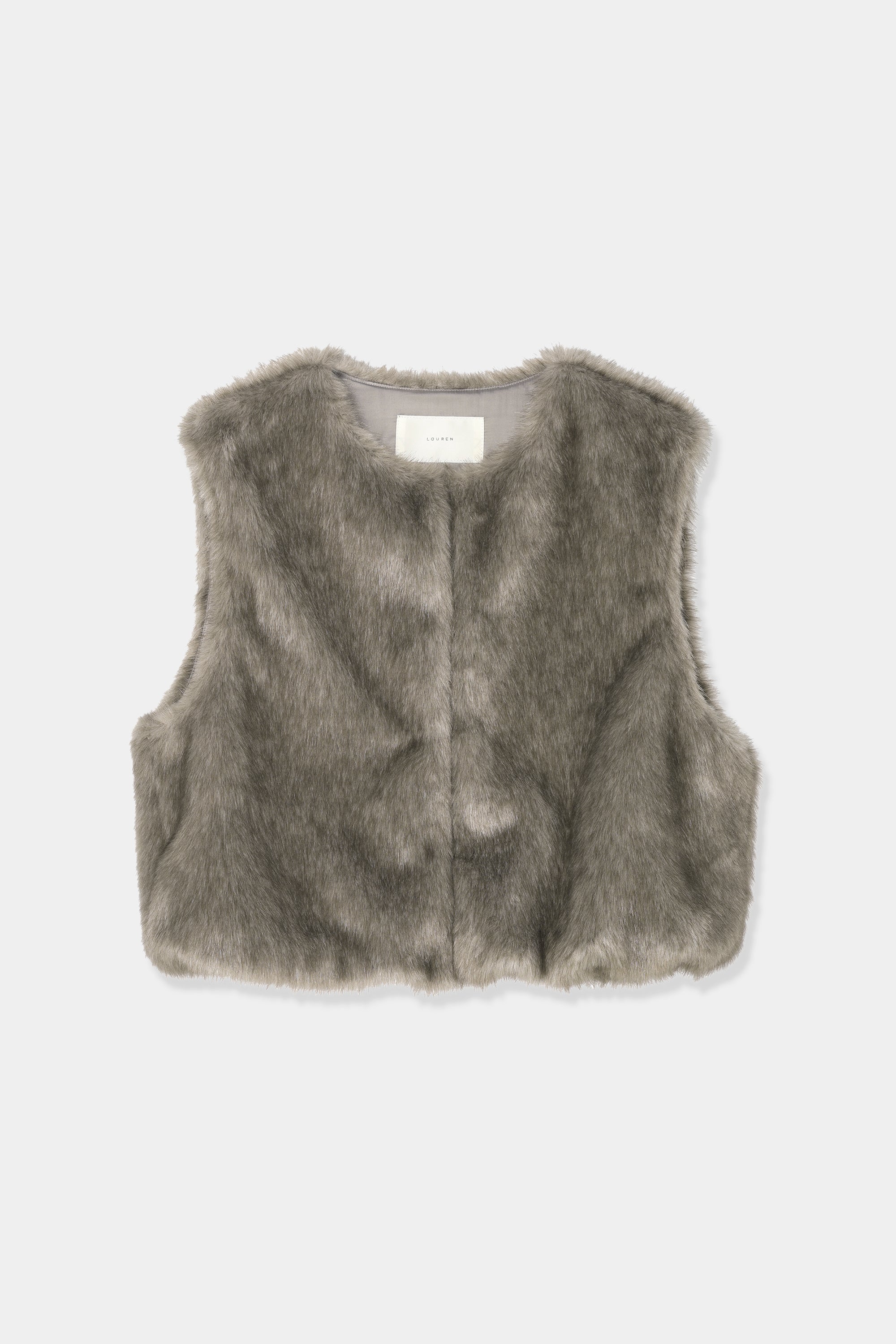 compact fur vest – louren store