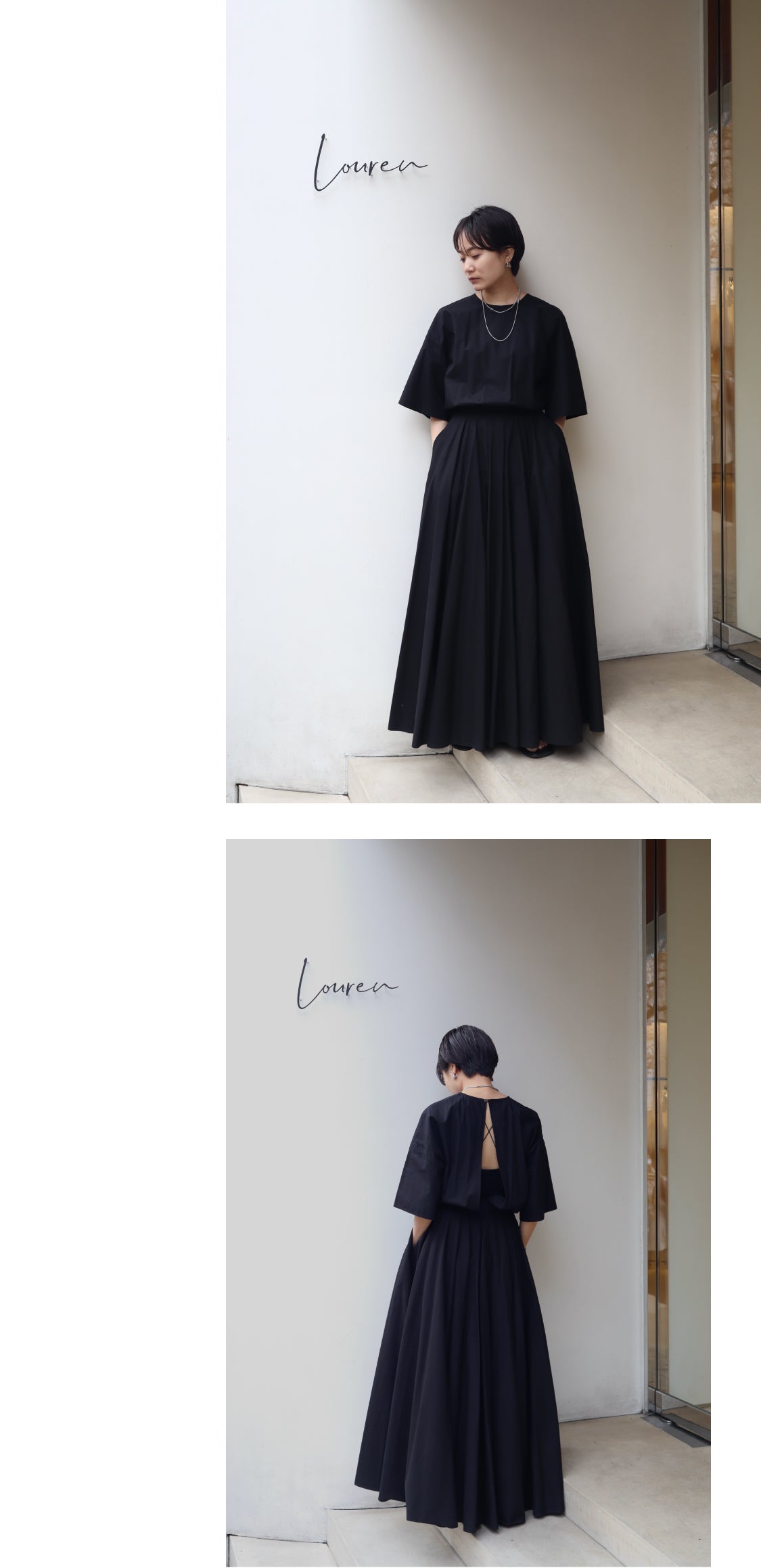 louren volume flare dress  ワンピース