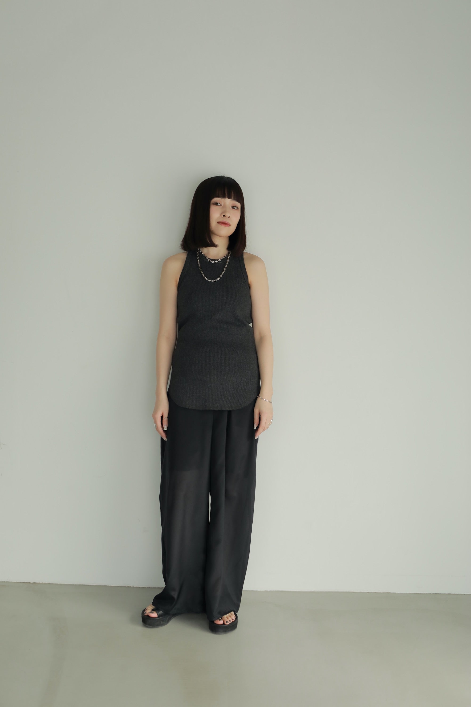 sheer wide pants – louren store