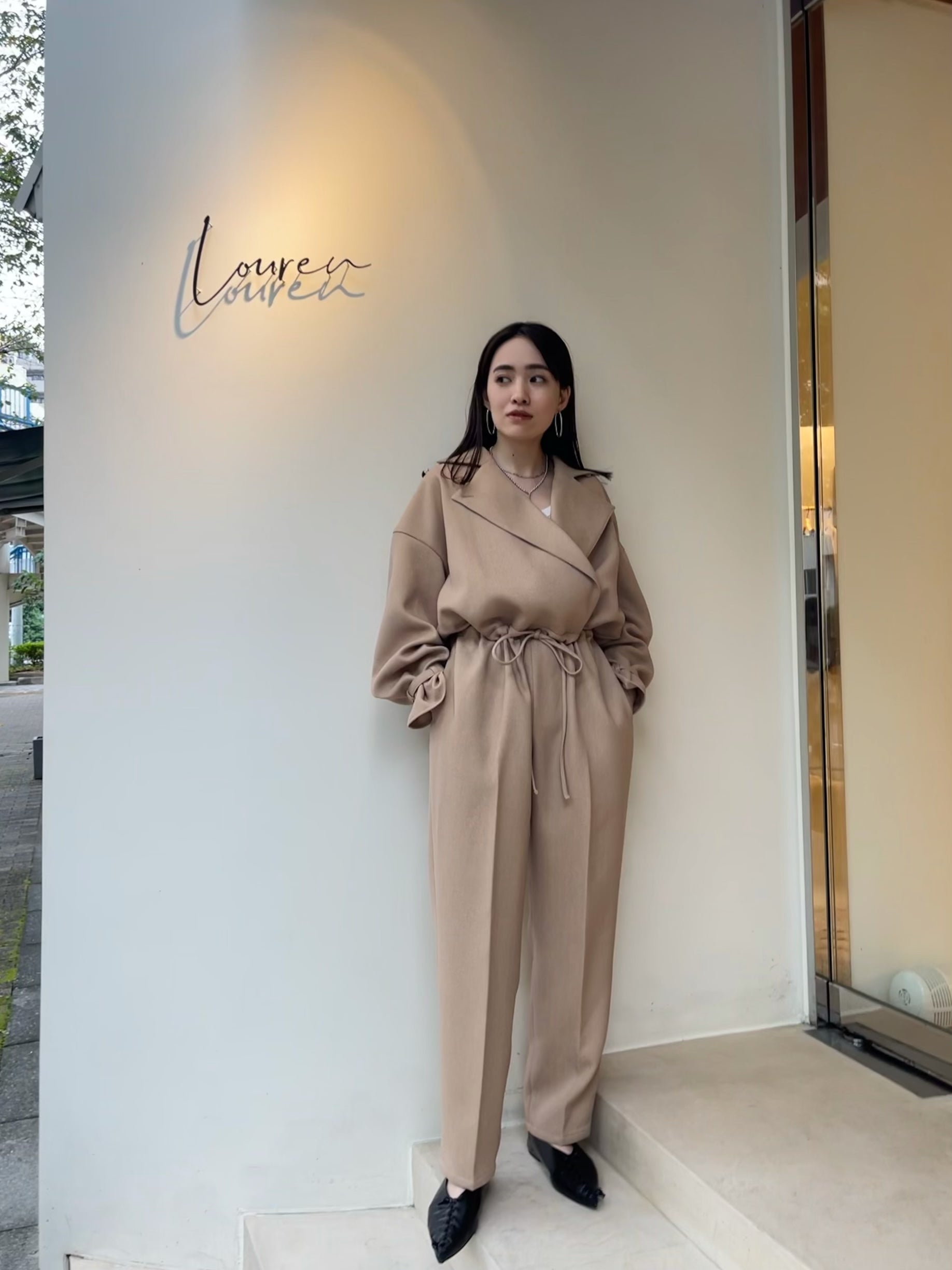 Louren warm herringbone jumpsuits