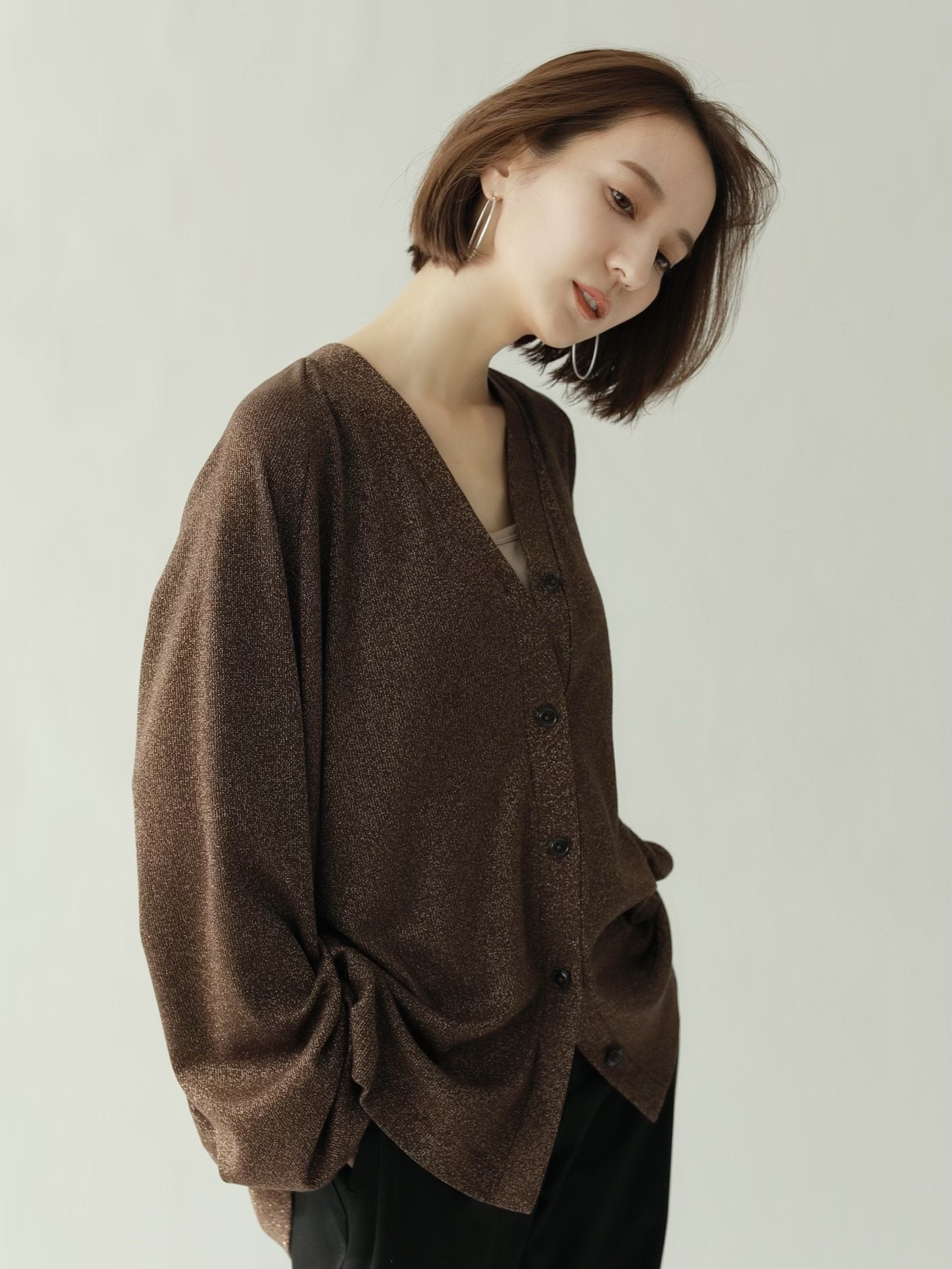 2021 SPRING COLLECTION vol.2】 CREWNECK KNIT PULLOVER / GLITTER ...