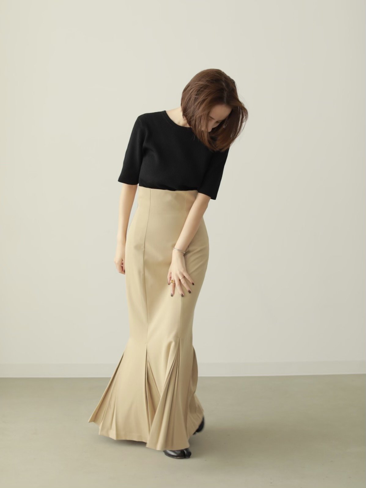 mermaid pleats skirt 受注販売のご案内 – louren store