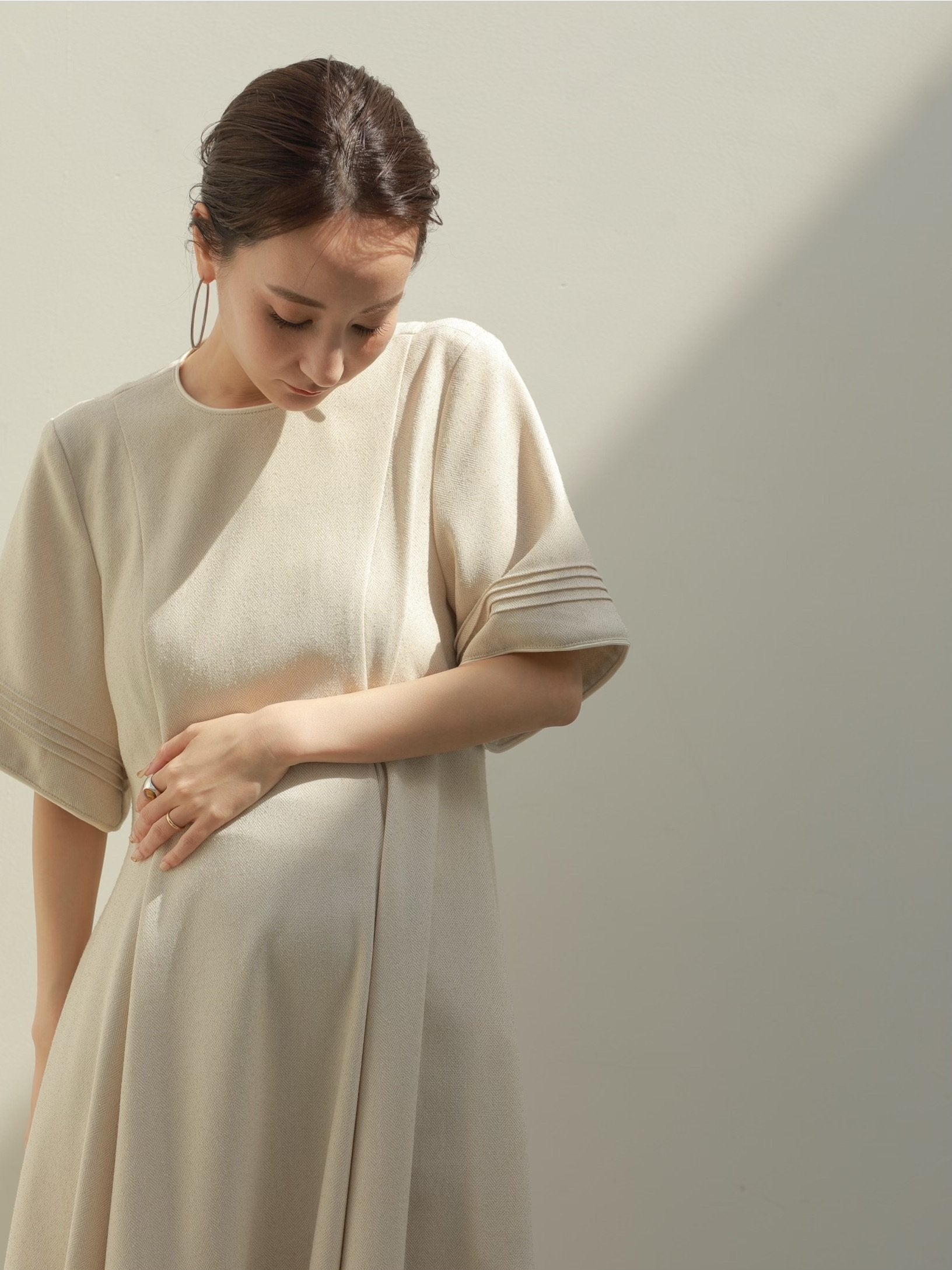 【Acka】限定値下げ pintuck flare dress /size1