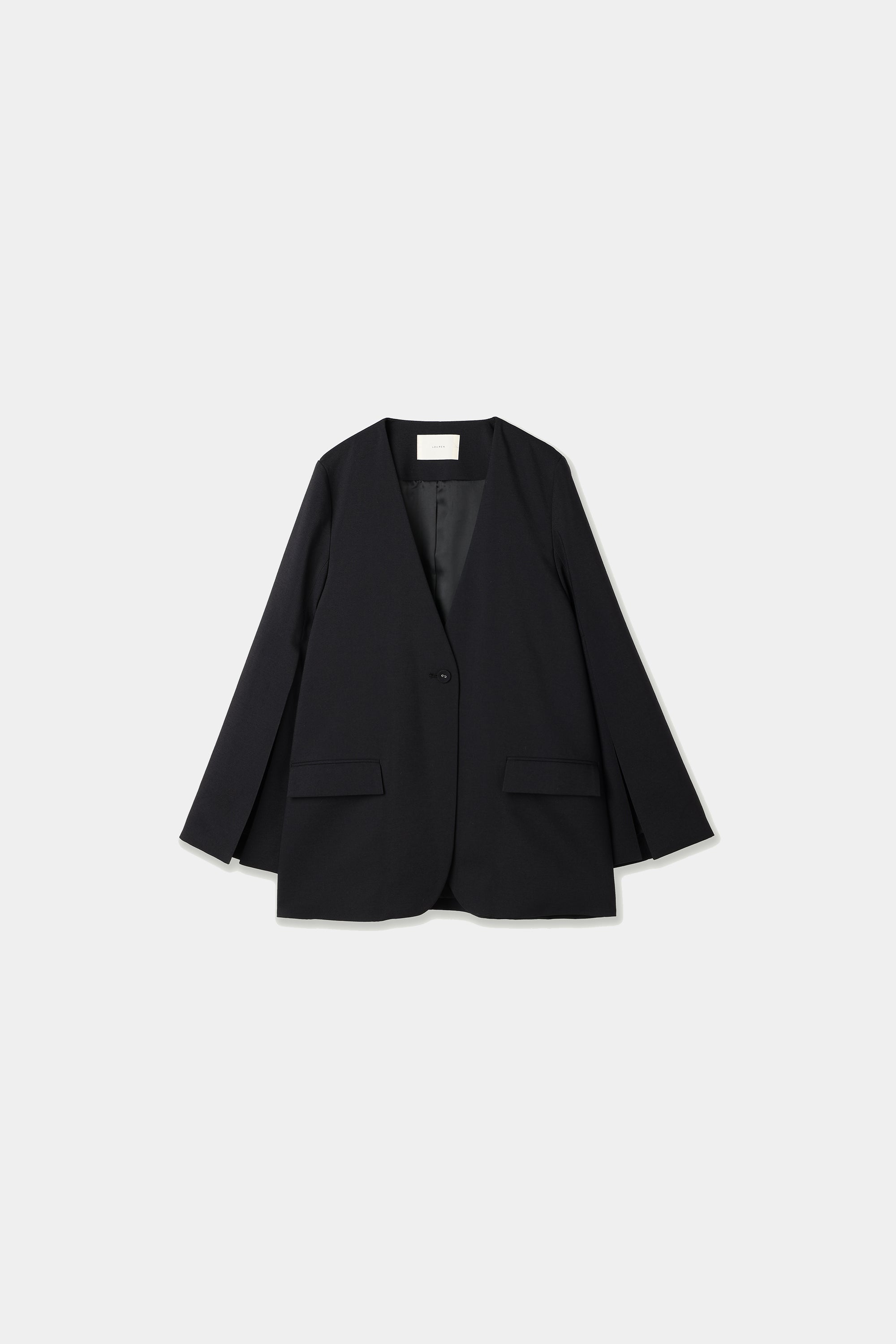 森の雑貨屋さん louren slit sleeve jacket - FREE / black - 通販