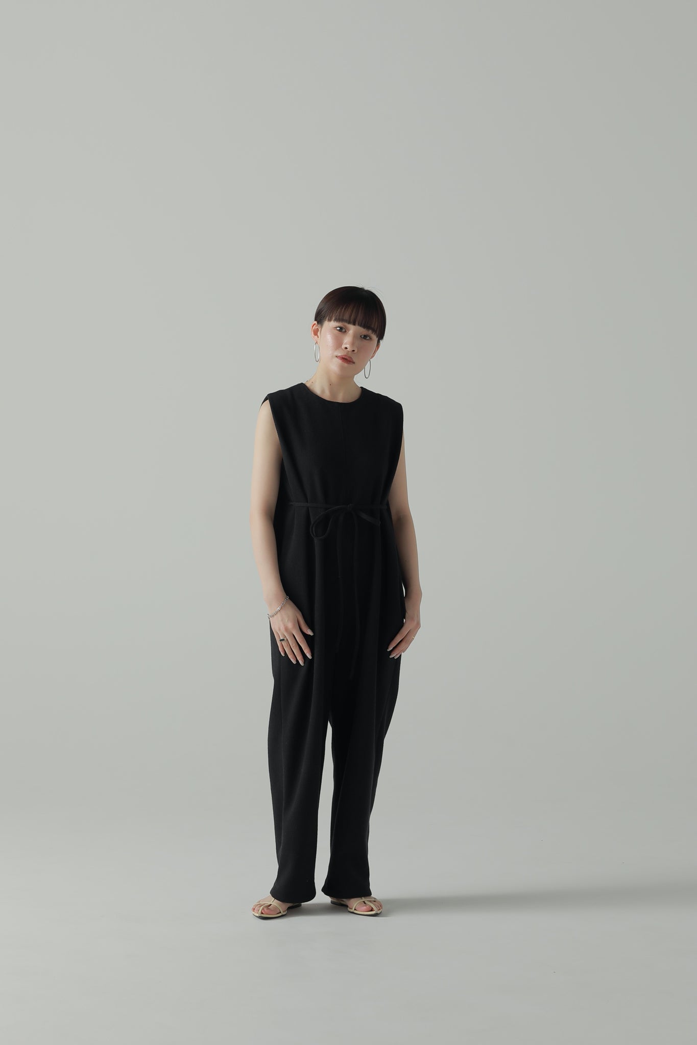 louren georgette wide overall