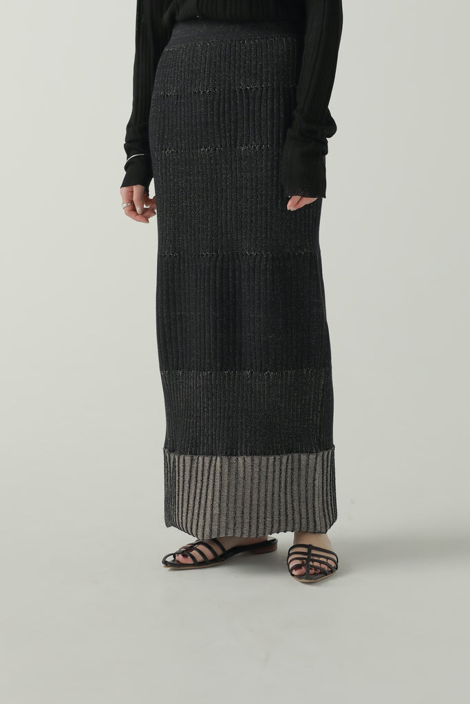 louren pattern knit pencil skirt-www.electrowelt.com
