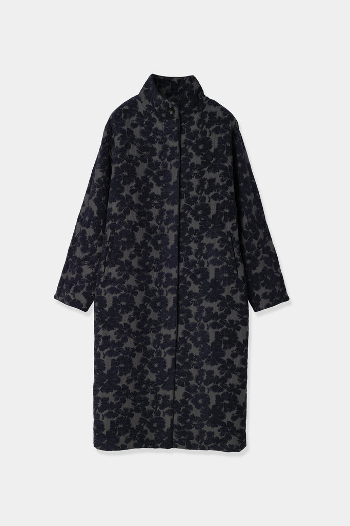 完売商品【louren】flower mole jacquard coat-